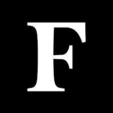 Forbes logo, featuring the word "Forbes" in white on a black background.