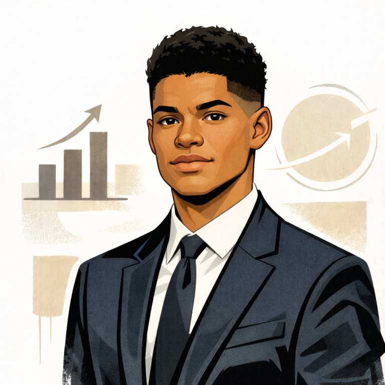 A young Black man with short curly hair, wearing a black shirt, looking thoughtfully. Marcus Rashford. AI Generated