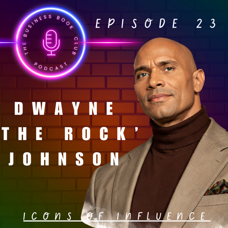 Dwayne "The Rock" Johnson featured in a podcast episode graphic.